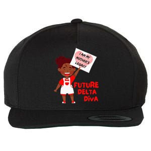 Future Delta Diva Black Sorority 1913 Wool Snapback Cap