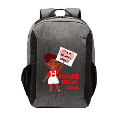 Future Delta Diva Black Sorority 1913 Vector Backpack