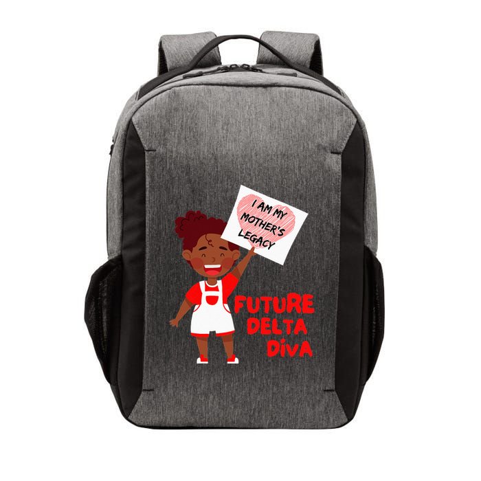 Future Delta Diva Black Sorority 1913 Vector Backpack