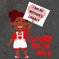 Future Delta Diva Black Sorority 1913 Vector Backpack