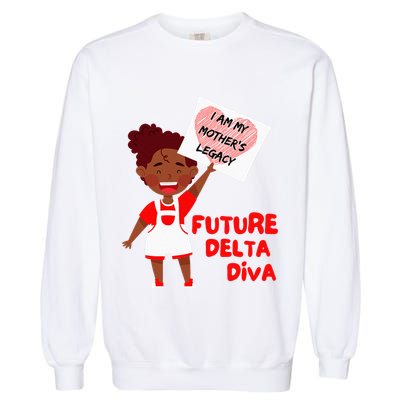 Future Delta Diva Black Sorority 1913 Garment-Dyed Sweatshirt
