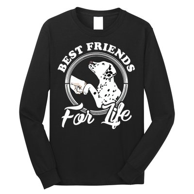 Funny Dalmatian Design Best Friends Dalmation Lovers Long Sleeve Shirt
