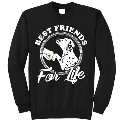 Funny Dalmatian Design Best Friends Dalmation Lovers Sweatshirt