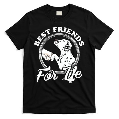 Funny Dalmatian Design Best Friends Dalmation Lovers T-Shirt