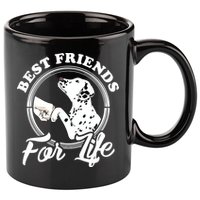 Funny Dalmatian Design Best Friends Dalmation Lovers 11oz C Handle Ceramic Mug
