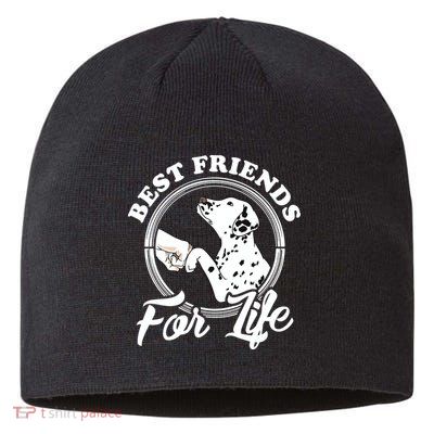 Funny Dalmatian Design Best Friends Dalmation Lovers Sustainable Beanie