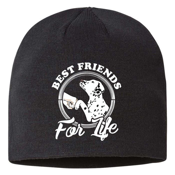 Funny Dalmatian Design Best Friends Dalmation Lovers Sustainable Beanie