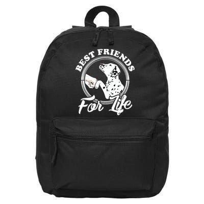 Funny Dalmatian Design Best Friends Dalmation Lovers 16 in Basic Backpack