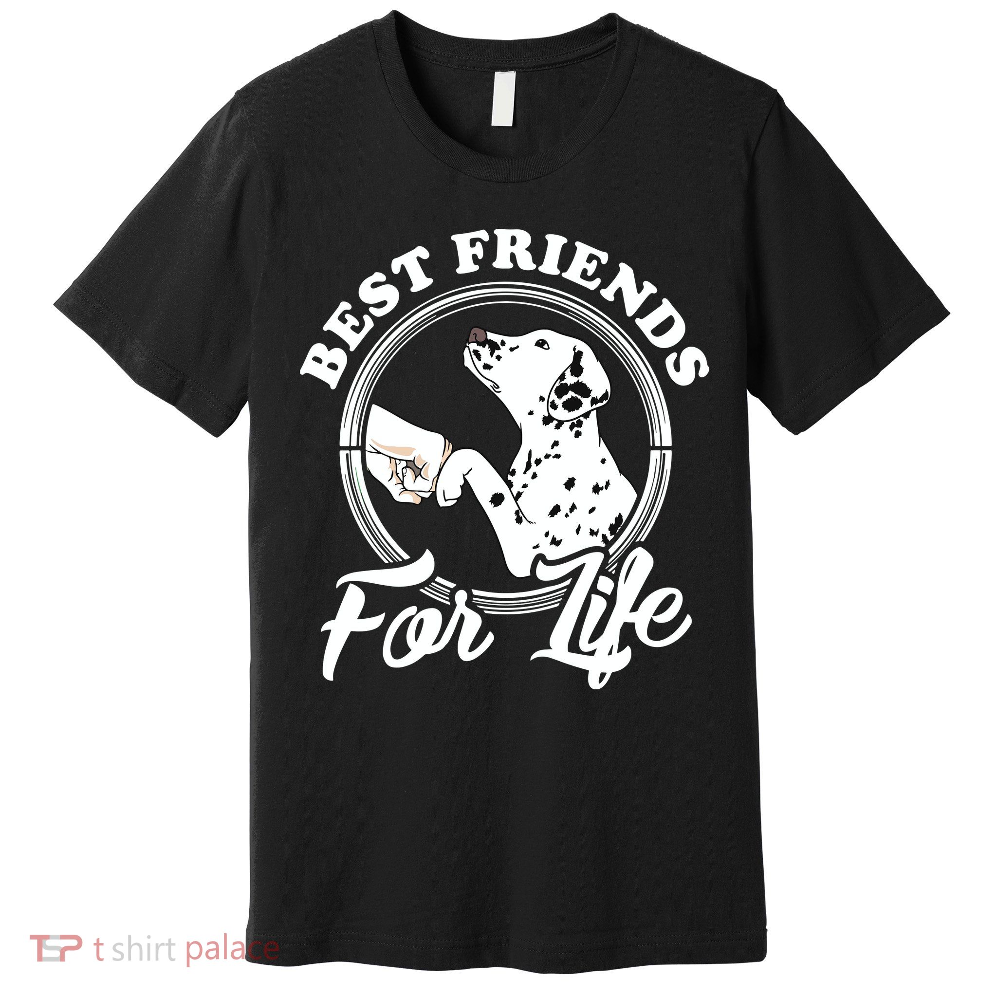 Funny Dalmatian Design Best Friends Dalmation Lovers Premium T-Shirt
