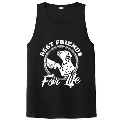 Funny Dalmatian Design Best Friends Dalmation Lovers PosiCharge Competitor Tank
