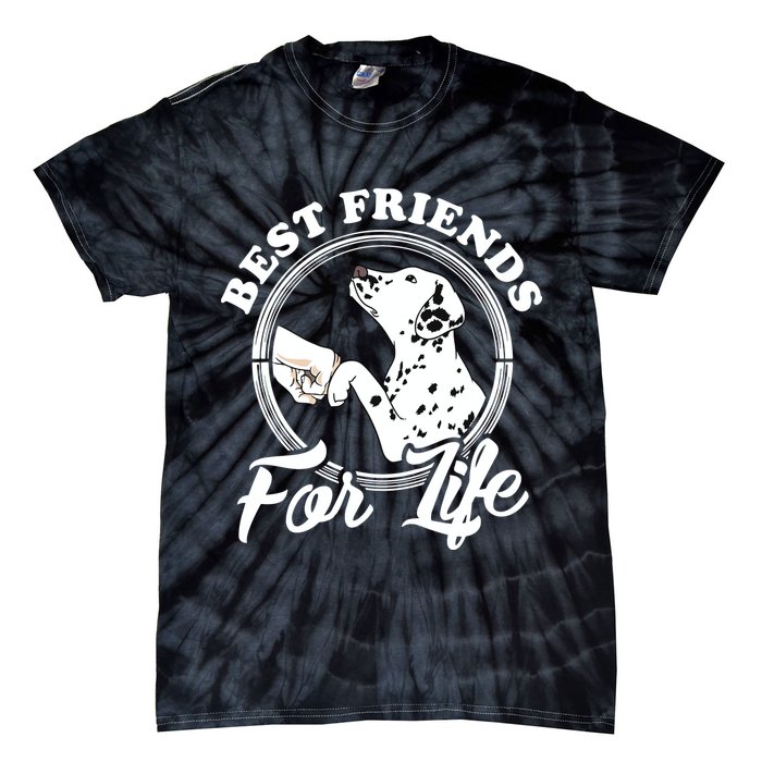 Funny Dalmatian Design Best Friends Dalmation Lovers Tie-Dye T-Shirt