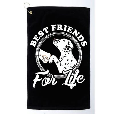Funny Dalmatian Design Best Friends Dalmation Lovers Golf Towel