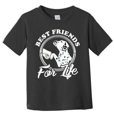 Funny Dalmatian Design Best Friends Dalmation Lovers Toddler T-Shirt