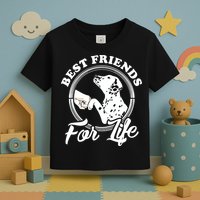 Funny Dalmatian Design Best Friends Dalmation Lovers Toddler T-Shirt