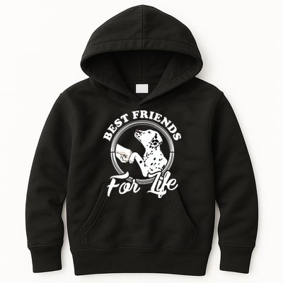 Funny Dalmatian Design Best Friends Dalmation Lovers Kids Hoodie