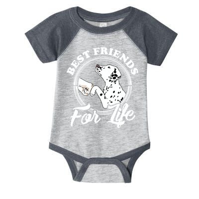 Funny Dalmatian Design Best Friends Dalmation Lovers Infant Baby Jersey Bodysuit