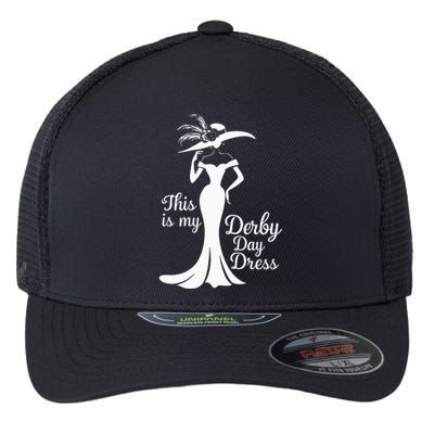 Funny Derby Day This Is My Derby Day Dress Design For Women Flexfit Unipanel Trucker Cap