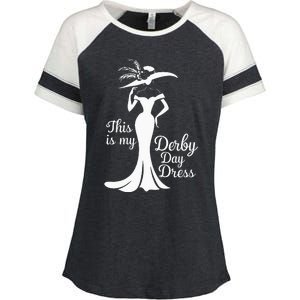 Funny Derby Day This Is My Derby Day Dress Design For Women Enza Ladies Jersey Colorblock Tee