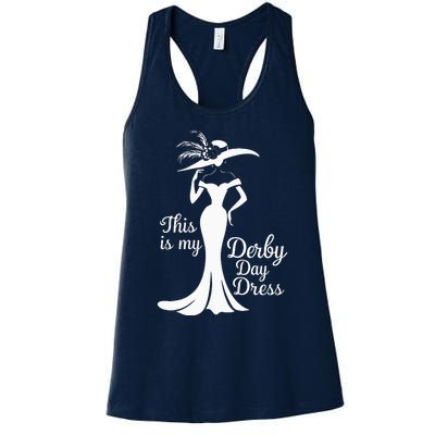 Funny Derby Day This Is My Derby Day Dress Design For Women Women's Racerback Tank