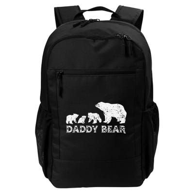 Fathers Day Daddy Bear With 3 Three Cubs Dad Father Papa Backpack