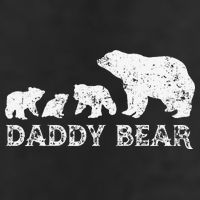 Fathers Day Daddy Bear With 3 Three Cubs Dad Father Papa Hat