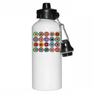 Funny Dot Day Abstract Polka Dot September 15th International Gift Aluminum Water Bottle