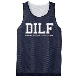 Fathers Day Devoted Loving Father Dad Mesh Reversible Basketball Jersey Tank