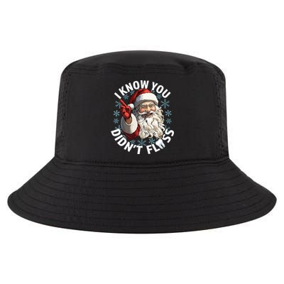 Funny Dentist Dental I Know You DidnT Floss Christmas Santa Cool Comfort Performance Bucket Hat