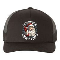 Funny Dentist Dental I Know You DidnT Floss Christmas Santa Yupoong Adult 5-Panel Trucker Hat