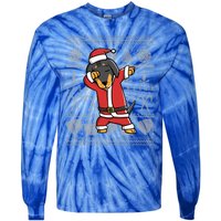 Funny Dachshund Dabbing Dog Dab Ugly Christmas Cute Gift Tie-Dye Long Sleeve Shirt