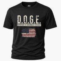 Funny Doge Department Of Government Efficiency . D.O.G.E. Cooling Performance Crew T-Shirt