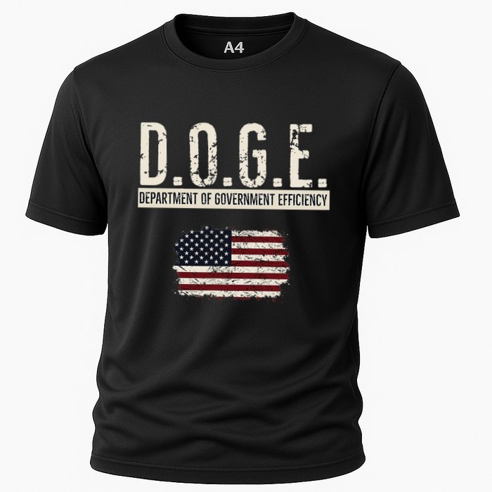 Funny Doge Department Of Government Efficiency . D.O.G.E. Cooling Performance Crew T-Shirt