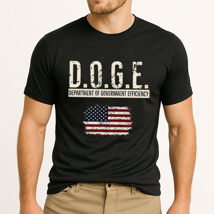 Funny Doge Department Of Government Efficiency . D.O.G.E. Cooling Performance Crew T-Shirt