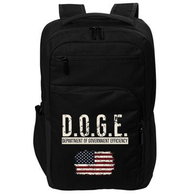 Funny Doge Department Of Government Efficiency . D.O.G.E. Impact Tech Backpack