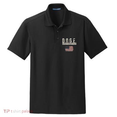 Funny Doge Department Of Government Efficiency . D.O.G.E. Dry Zone Grid Polo