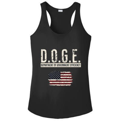 Funny Doge Department Of Government Efficiency . D.O.G.E. Ladies PosiCharge Competitor Racerback Tank