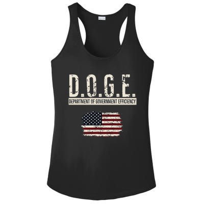 Funny Doge Department Of Government Efficiency . D.O.G.E. Ladies PosiCharge Competitor Racerback Tank