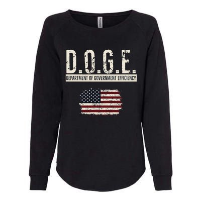 Funny Doge Department Of Government Efficiency . D.O.G.E. Womens California Wash Sweatshirt