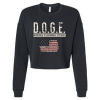 Funny Doge Department Of Government Efficiency . D.O.G.E. Cropped Pullover Crew