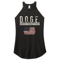 Funny Doge Department Of Government Efficiency . D.O.G.E. Women's Perfect Tri Rocker Tank