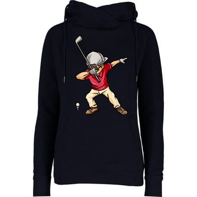 Funny Dab Dance Dabbing Golf Player Golfer Golfing Gift Womens Funnel Neck Pullover Hood