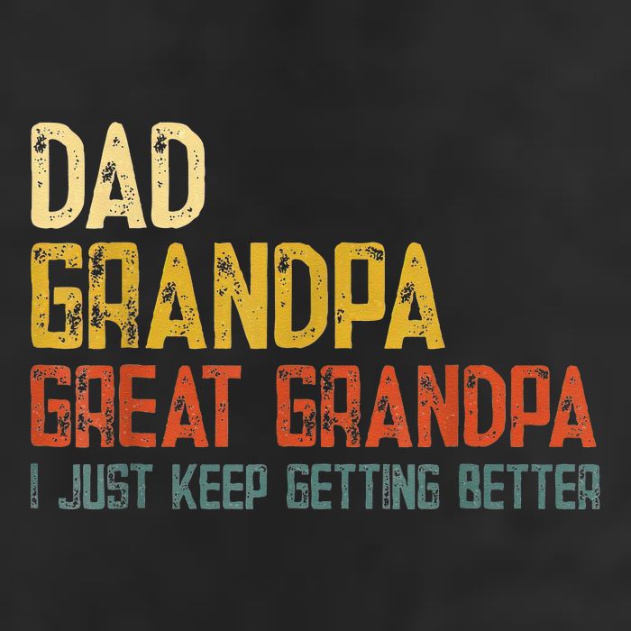 Father's day Dad Grandpa Great Grandpa 7 Panel Mesh Trucker Snapback Hat