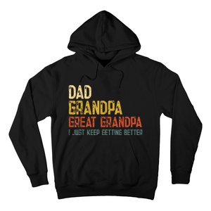 Father's day Dad Grandpa Great Grandpa Hoodie