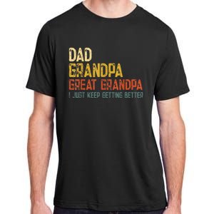 Father's day Dad Grandpa Great Grandpa Adult ChromaSoft Performance T-Shirt