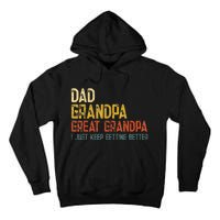 Father's day Dad Grandpa Great Grandpa Tall Hoodie