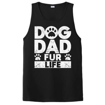 Funny Dog Dad Fur Life Dogs Lover Daddy Fathers Day Animal Lovers PosiCharge Competitor Tank