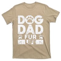 Funny Dog Dad Fur Life Dogs Lover Daddy Fathers Day Animal Lovers T-Shirt