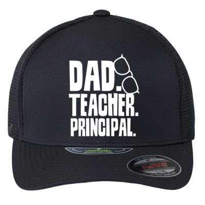 Father's Day Dad Teacher Principal Homeschool Homeschooling Gift Flexfit Unipanel Trucker Cap