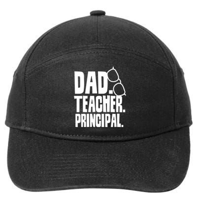 Father's Day Dad Teacher Principal Homeschool Homeschooling Gift 7-Panel Snapback Hat