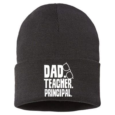 Father's Day Dad Teacher Principal Homeschool Homeschooling Gift Sustainable Knit Beanie